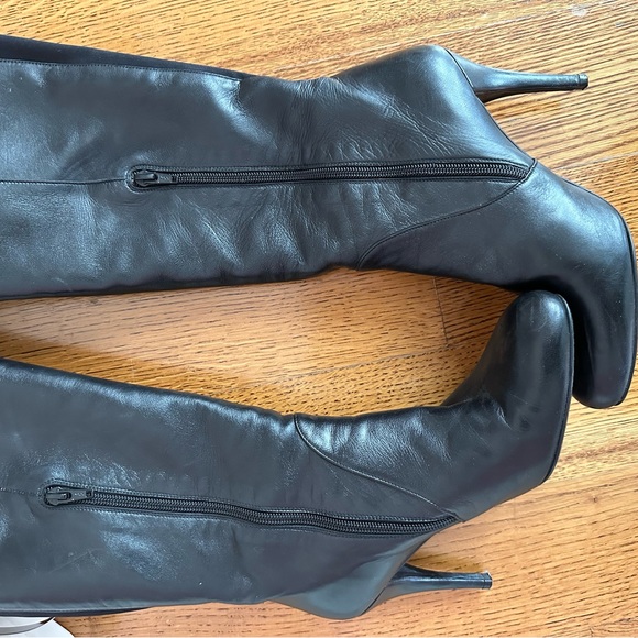 Stuart Weitzman side zipper high heel boots - Picture 14 of 16